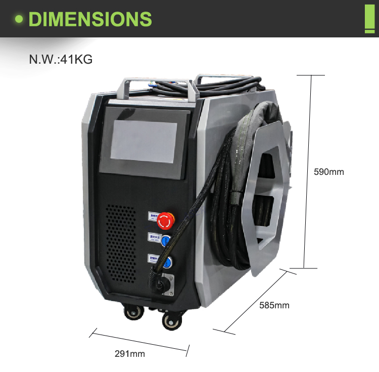 Ручной волоконный лазерный сва – обзор и цена Air Cooled Laser Welding Machine 1500W