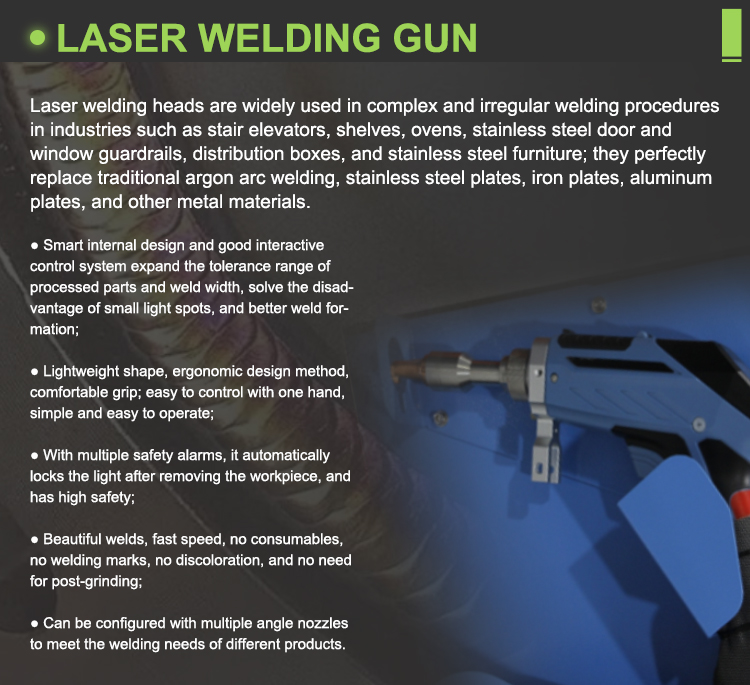 Ручной волоконный лазерный сва – обзор и цена Air Cooled Laser Welding Machine 1500W
