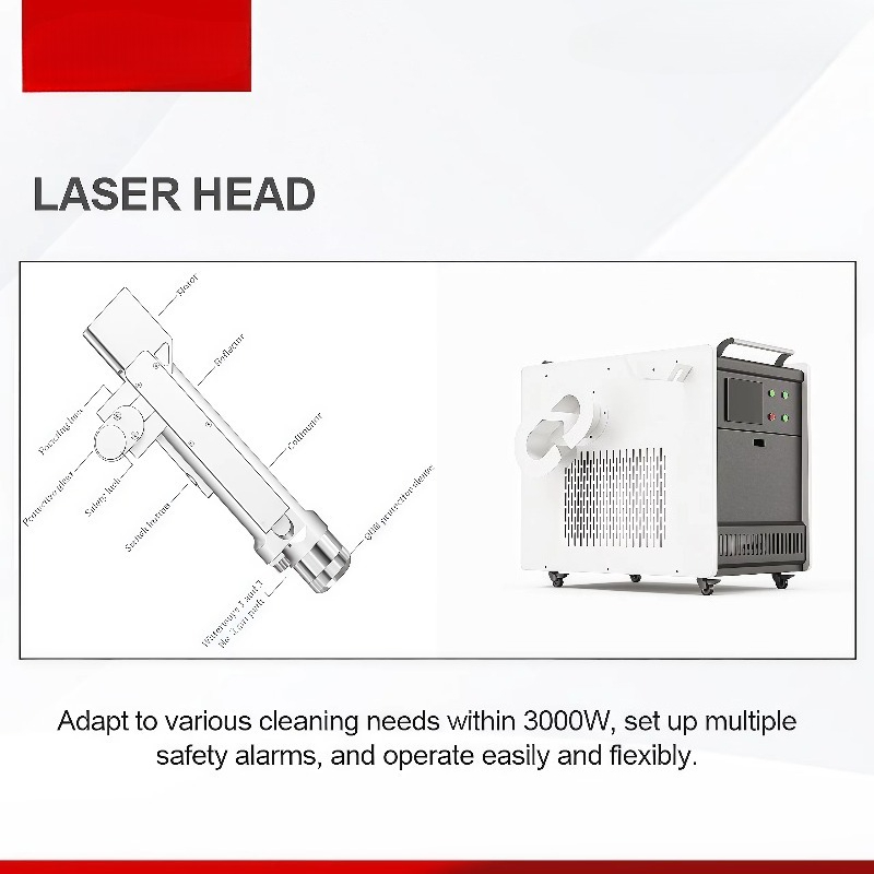 Промышленный ручной лазерный о – обзор и цена Laser Cleaning Machine 2000W