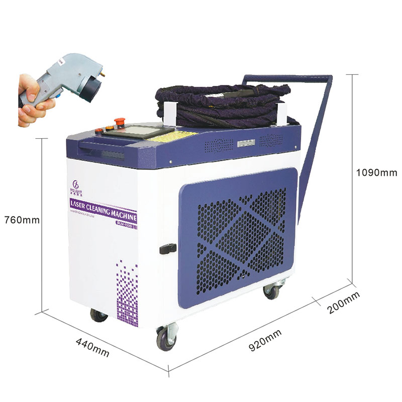 Портативный лазерный очистител – обзор и цена Laser Rust Removal Machine 1500W